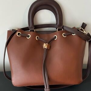 Time and Tru Brown Tote Bag